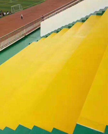 绥宁球场台阶翻新修补改造